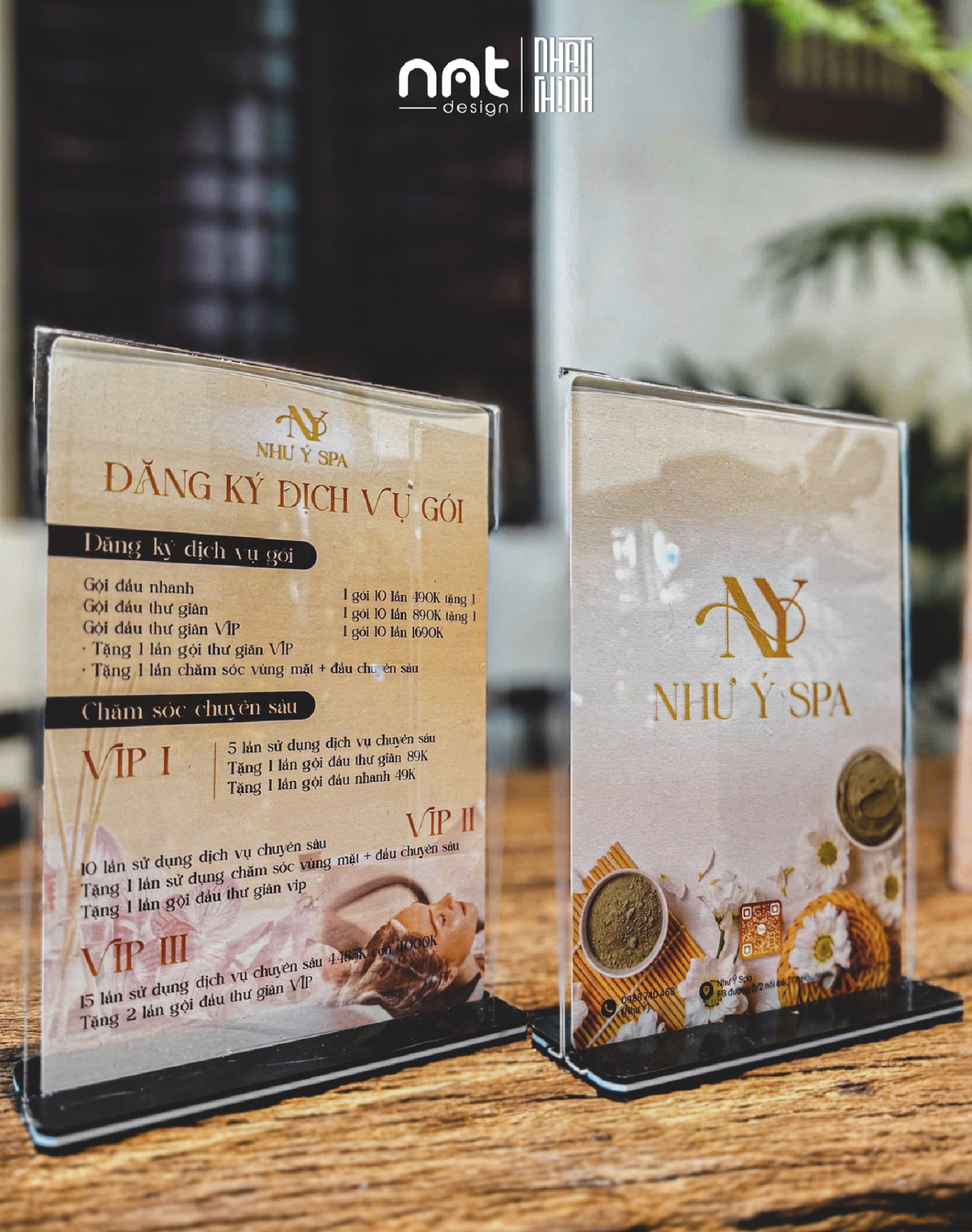 MENU CHÂN MICA SPA