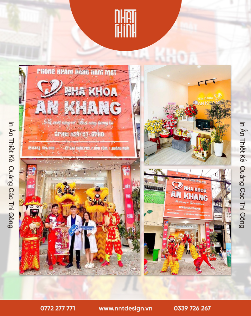 NHA KHOA AN KHANG – RẠNG RỠ NGÀY KHAI TRƯƠNG CÙNG BẢNG HIỆU NỔI BẬT
