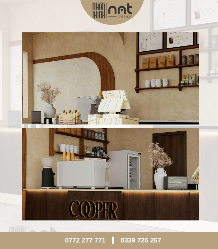THIẾT KẾ QUÁN COOPER COFFEE & TEA