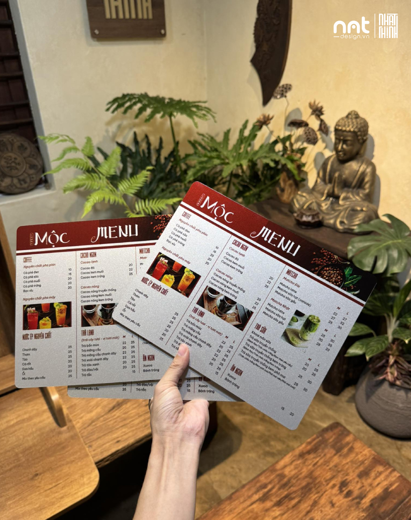 MENU CÀ PHÊ IN UV 2