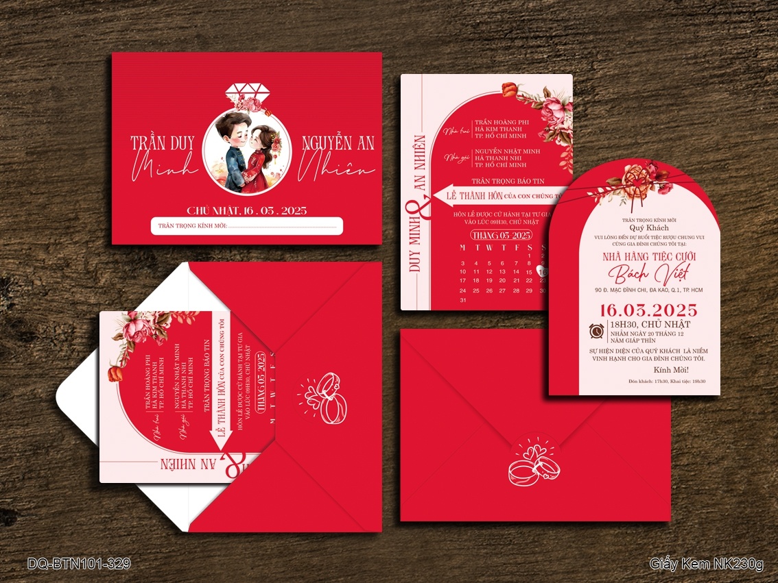 Thiệp cưới 329