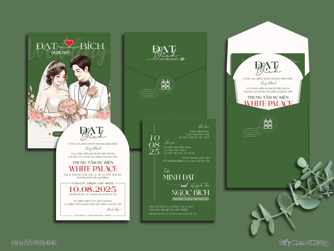 Thiệp cưới 309