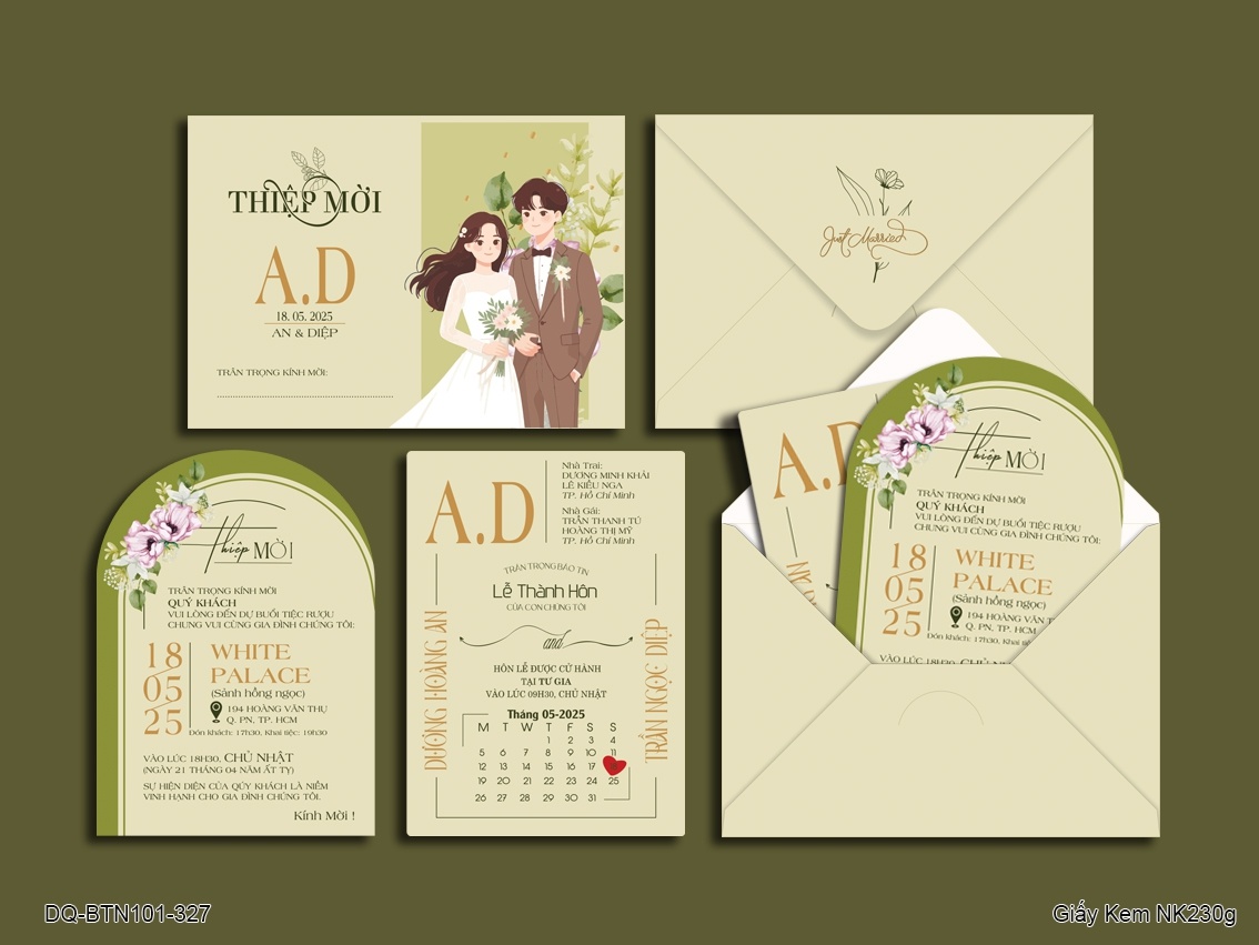Thiệp cưới 327