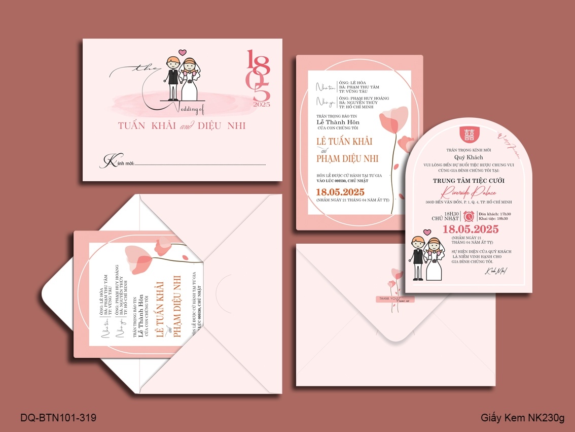 Thiệp cưới 319