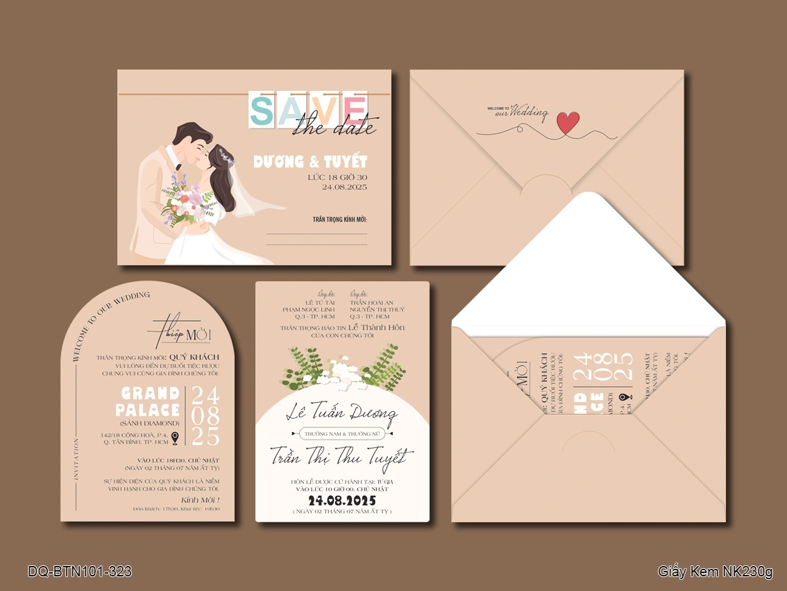 Thiệp cưới 323