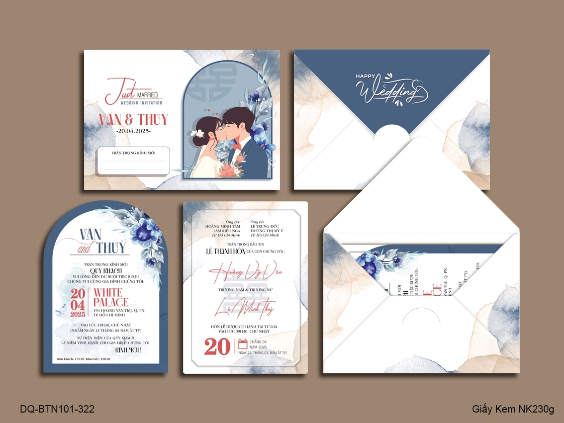 Thiệp cưới 322