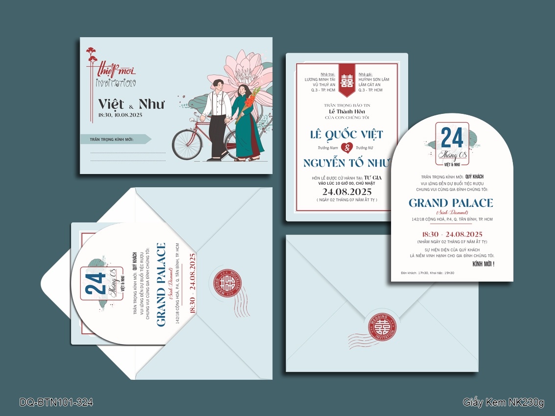 Thiệp cưới 324