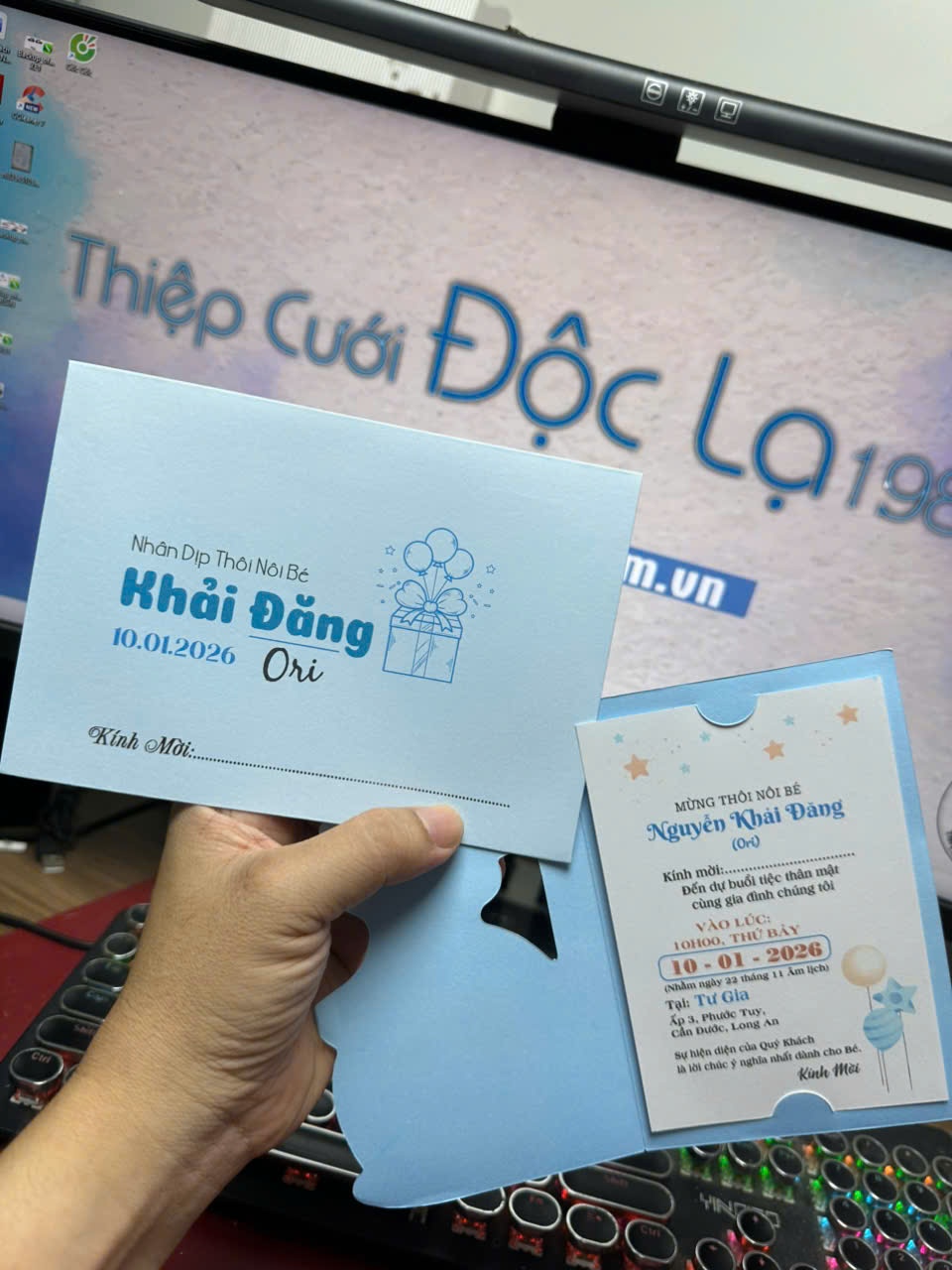 Thiệp Thôi Nôi 01
