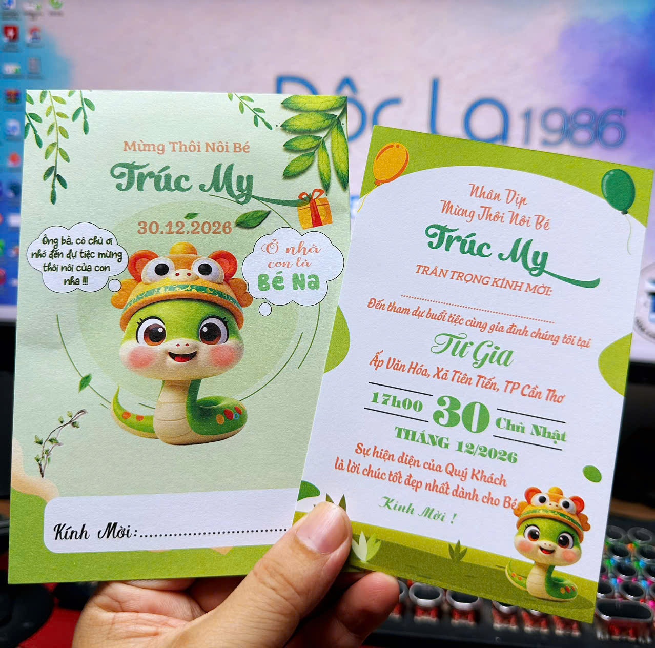 Thiệp Thôi Nôi 03
