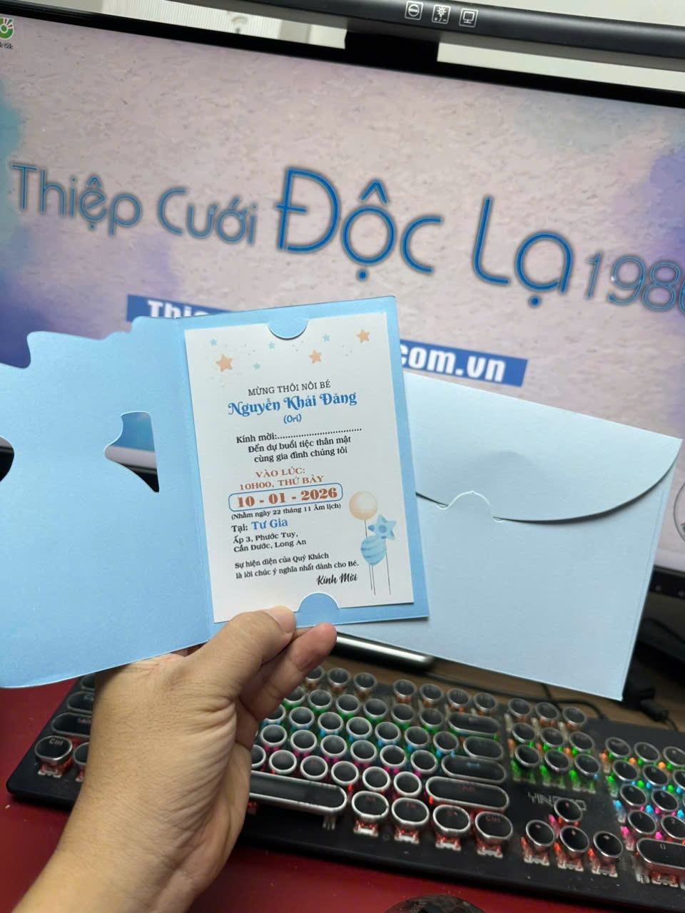 Thiệp Thôi Nôi 01