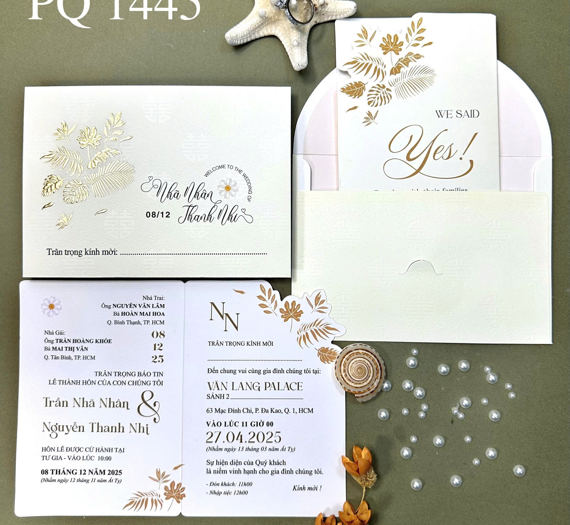 Thiệp cưới 1445