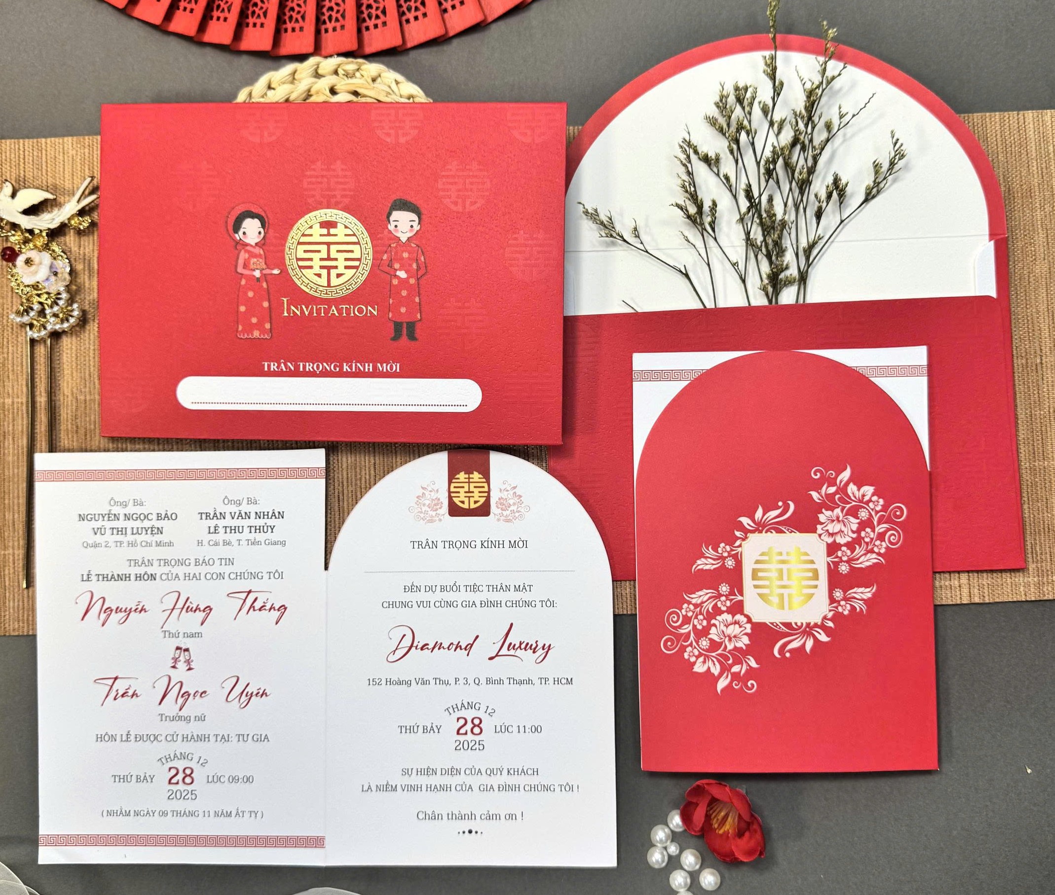 Thiệp cưới 1458