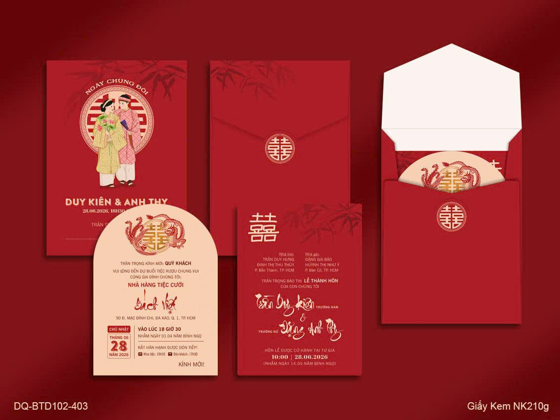 Thiệp cưới 403