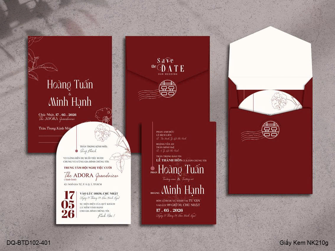 Thiệp cưới 401