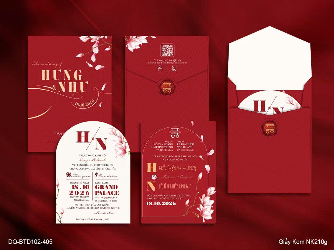 Thiệp cưới 405