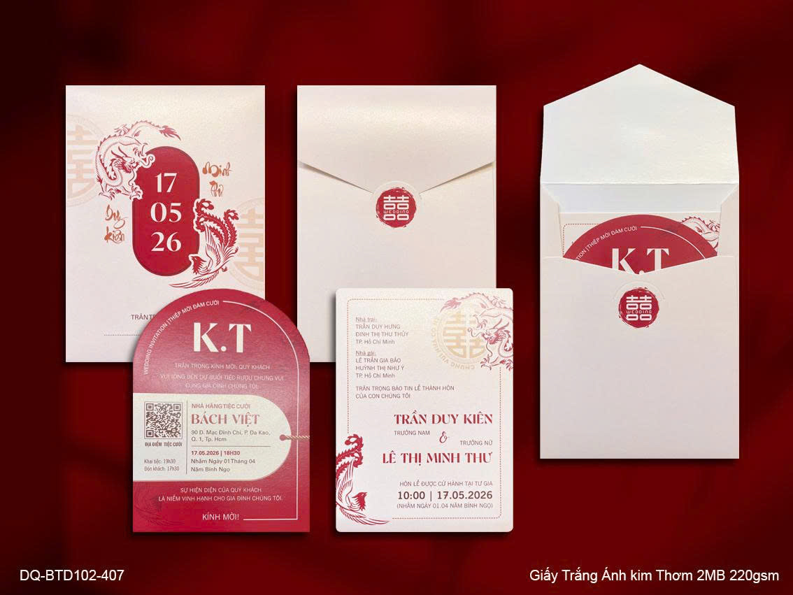 Thiệp cưới 407