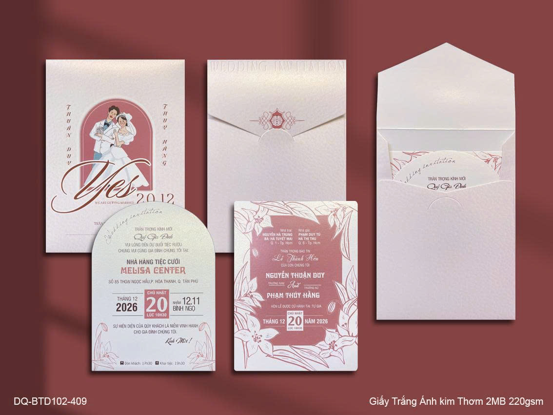 Thiệp cưới 409