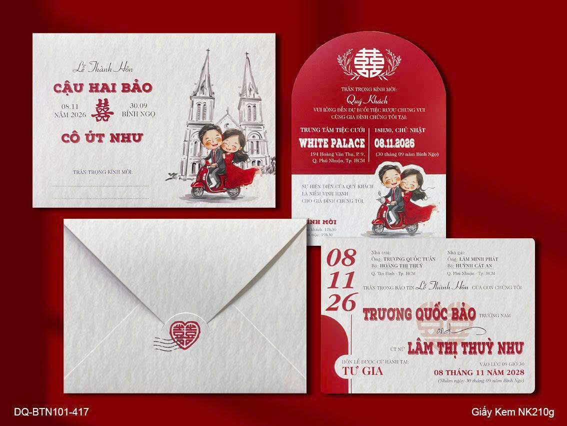 Thiệp cưới 417