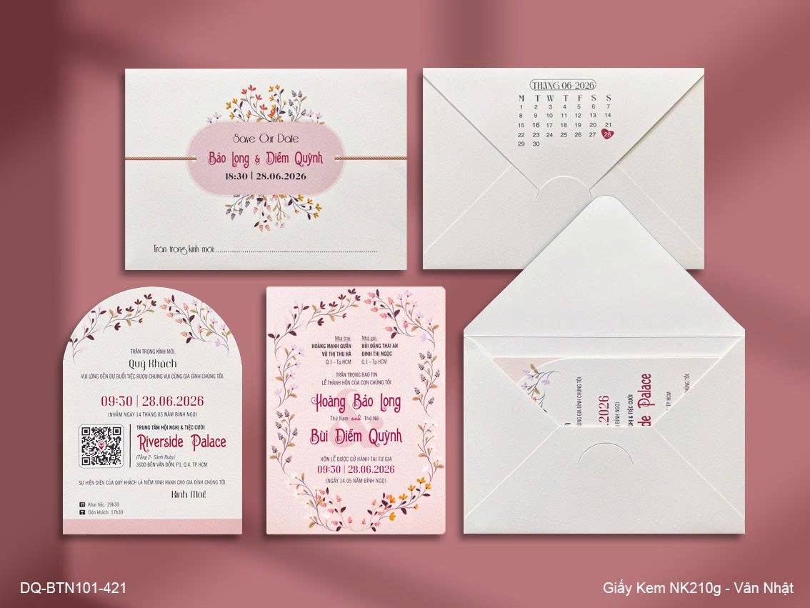 Thiệp cưới 421