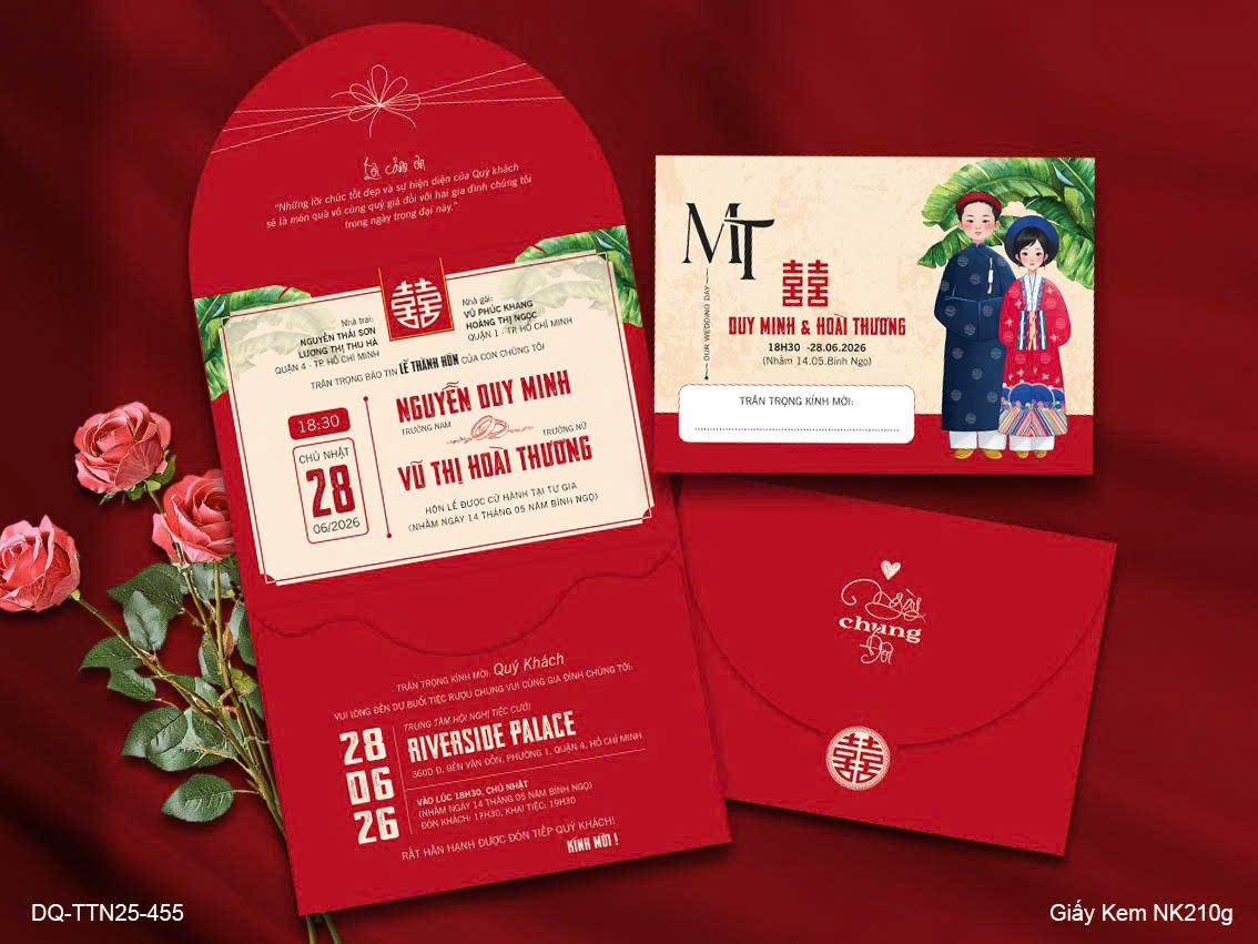 Thiệp cưới 455