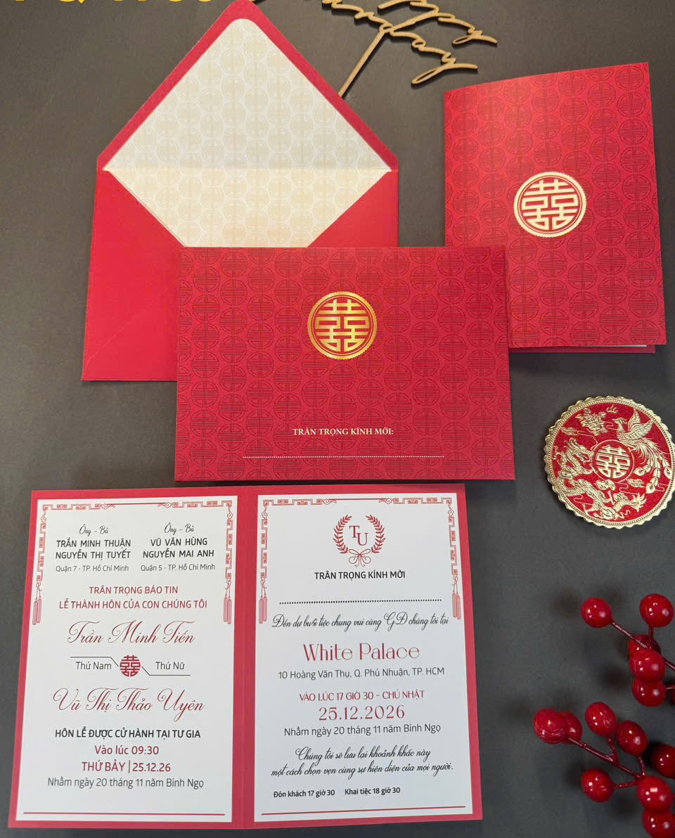 Thiệp cưới T01