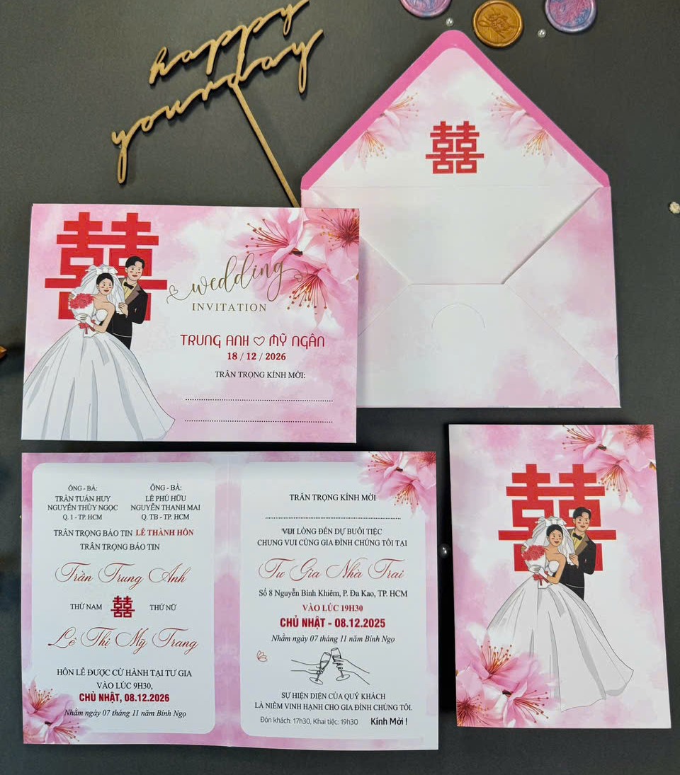 Thiệp cưới T08