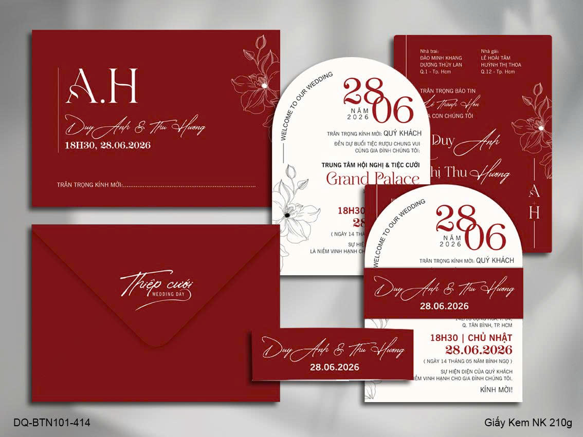 Thiệp cưới 414