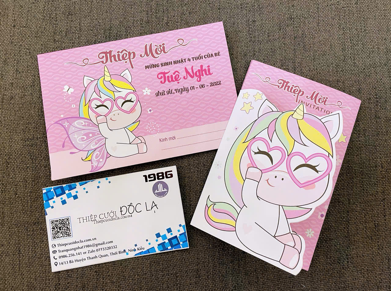 Thiệp sinh nhật SN Ngựa Pony