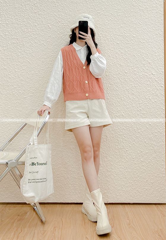 Set áo len gile phối chân váy xếp ly cho bé gái phong cách Hàn Quốc từ 2 -  tuổi.Áo gile len + chân váy +áo cổ lọ cho bé. | Shopee Việt Nam
