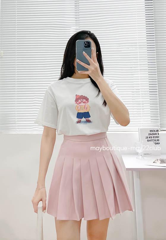 Set Váy vest hồng cho bé gái chân váy xếp ly liền quần 15-30kg (áo kèm phụ  kiện)XHN689 | Shopee Việt Nam