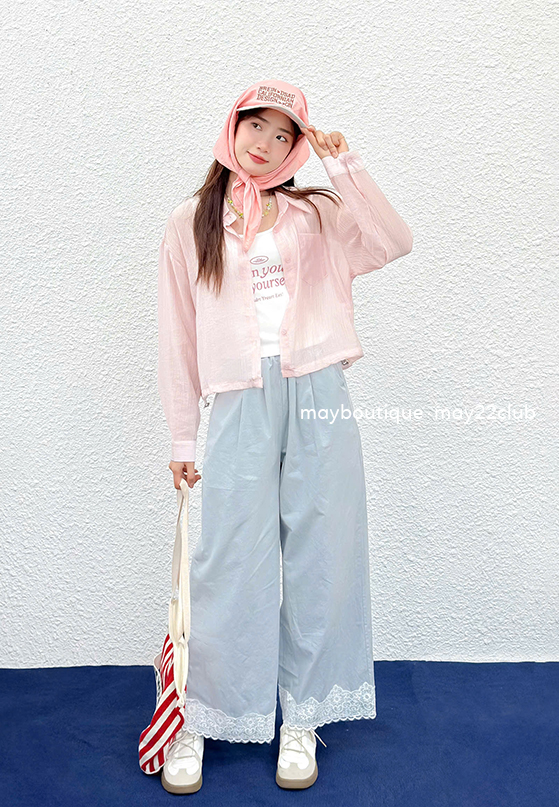 Set sơ mi dài tay, 2 dây in chữ #2110