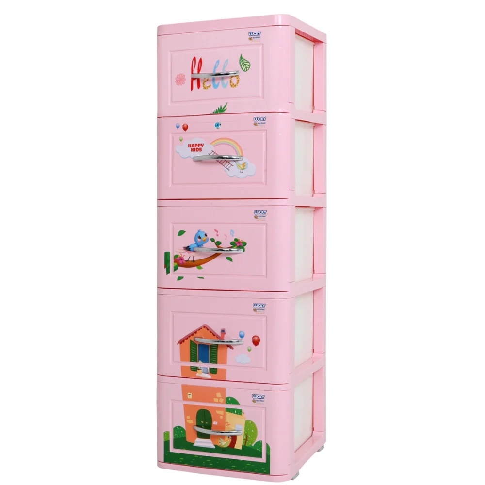 Tủ LUCKY nhiều tầng - Tủ nhựa quần áo