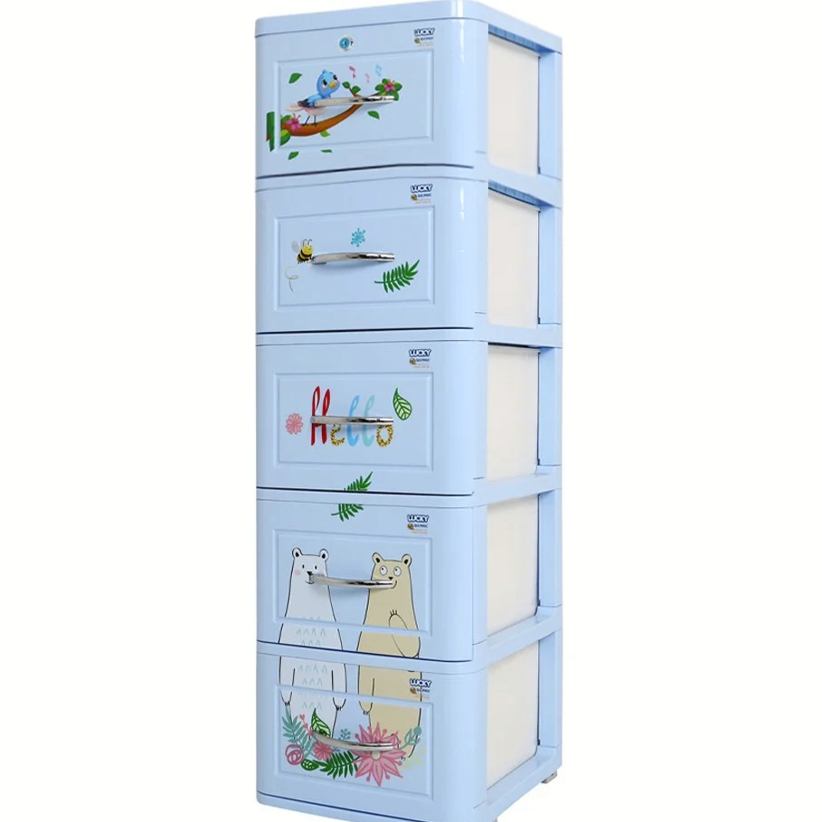 Tủ LUCKY nhiều tầng - Tủ nhựa quần áo