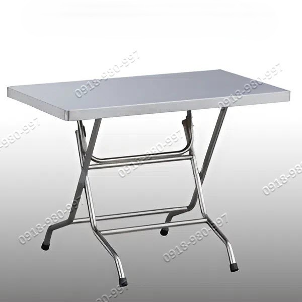 Bàn Chữ Nhật Inox 1m BCN1