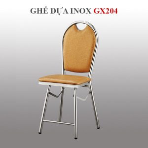Ghế Xếp Inox Mặt Simili GX204