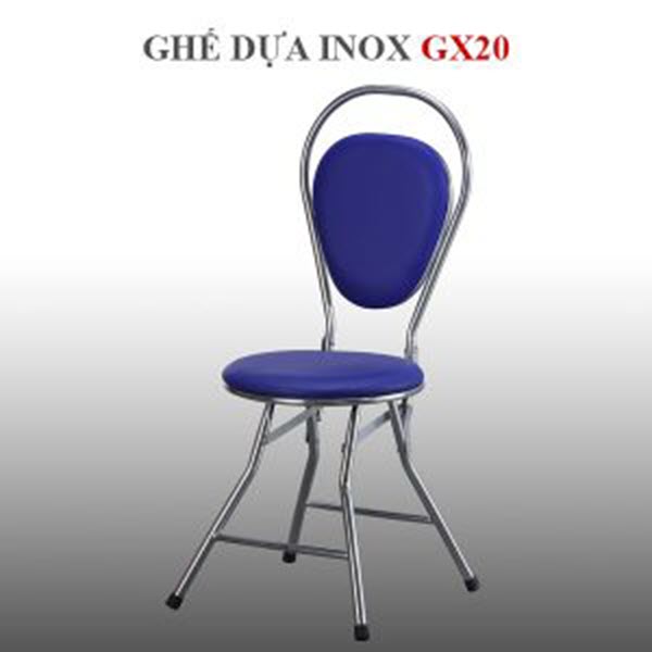 Ghế Xếp Inox Mặt Simili GX20
