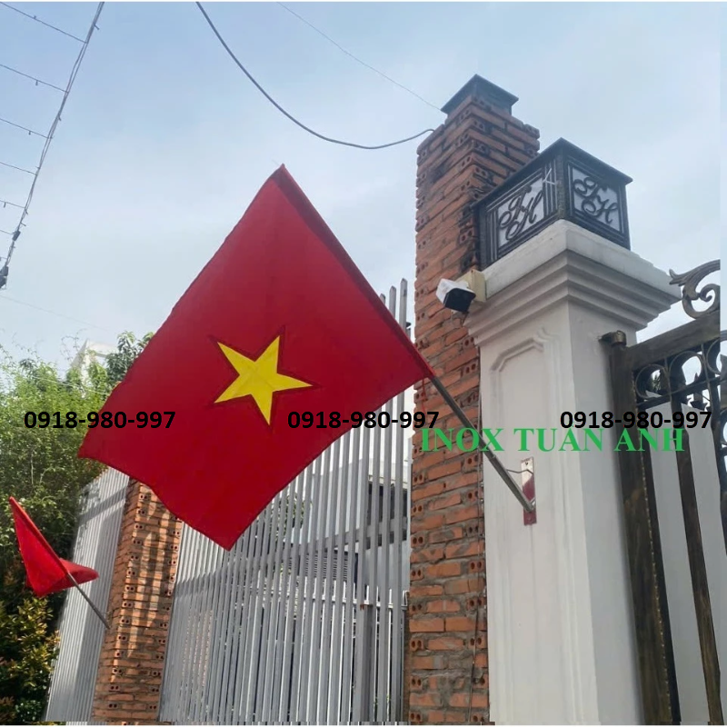 Giá treo cờ Tổ Quốc , bass cờ - Bát treo, giá cắm cờ Tổ Quốc trang trí