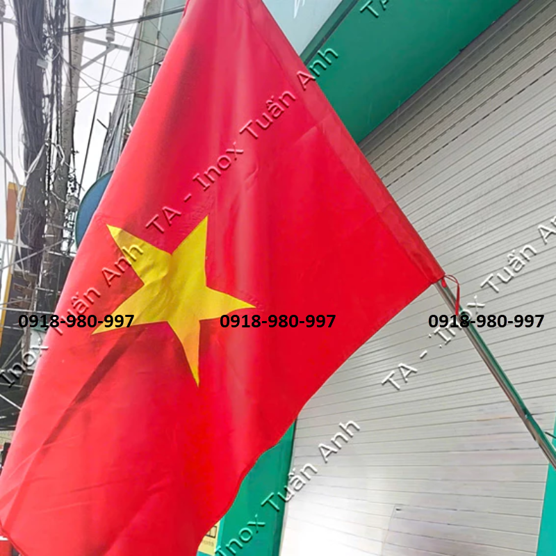 Giá treo cờ Tổ Quốc , bass cờ - Bát treo, giá cắm cờ Tổ Quốc trang trí