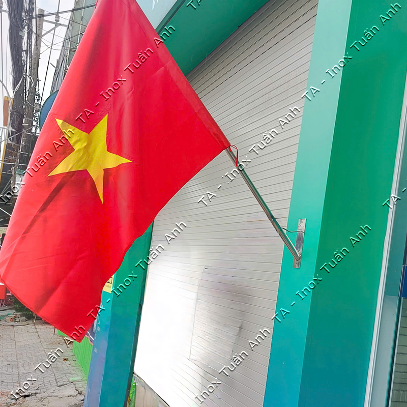 Giá treo cờ Tổ Quốc , bass cờ - Bát treo, giá cắm cờ Tổ Quốc trang trí