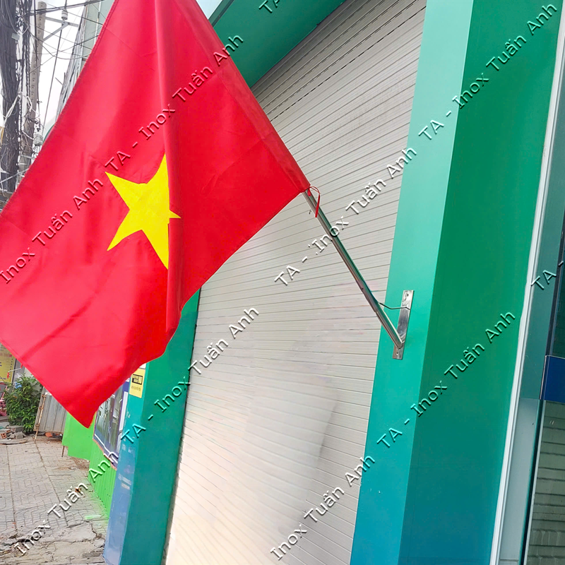 Giá treo cờ Tổ Quốc , bass cờ - Bát treo, giá cắm cờ Tổ Quốc trang trí
