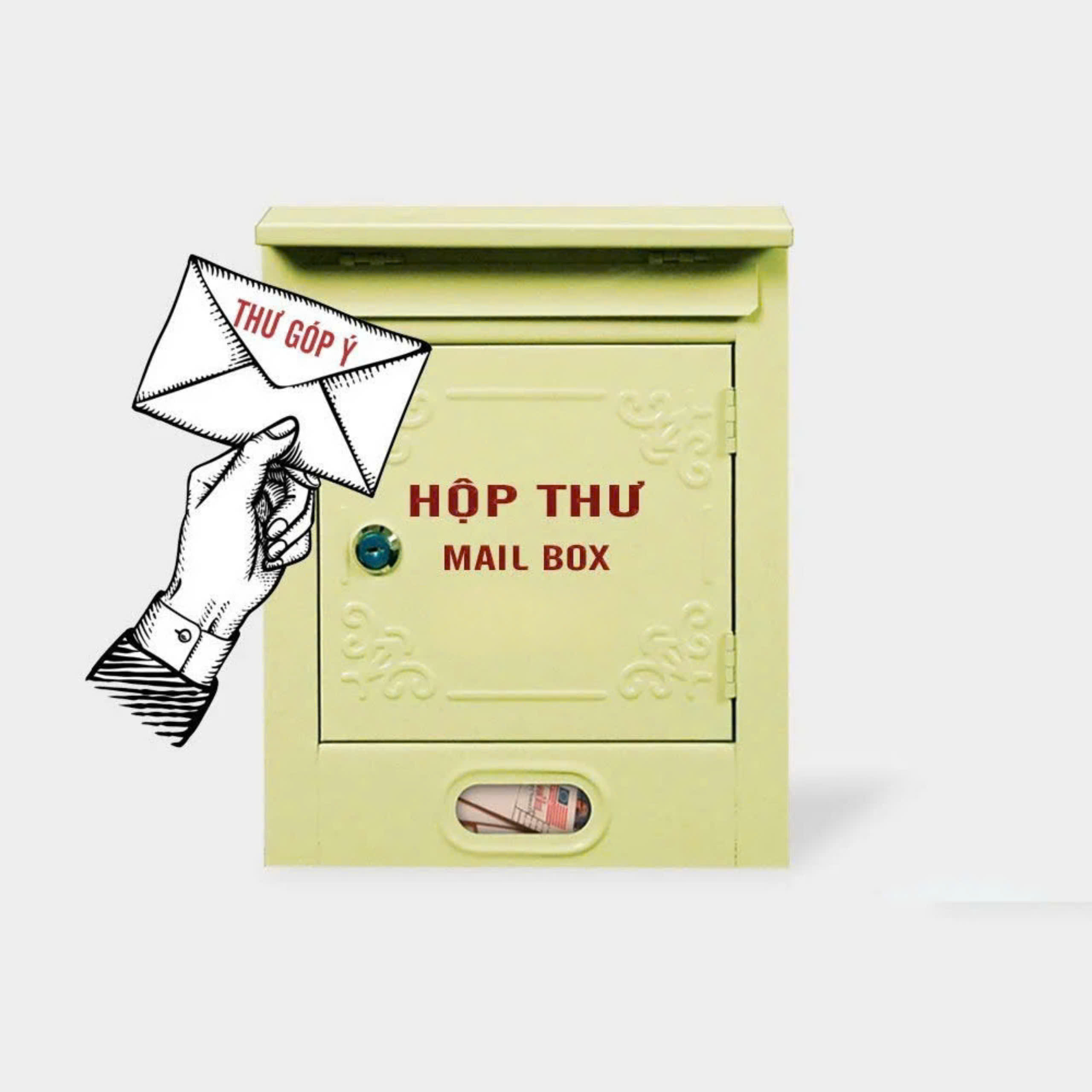 Hộp thư báo thùng thư góp ý size lớn