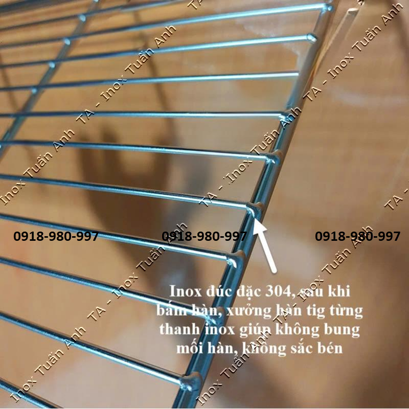 Khay Inox Chia Ngăn Tủ Lạnh, Vỉ Inox Chia Ngăn Tủ Lạnh Các Size -