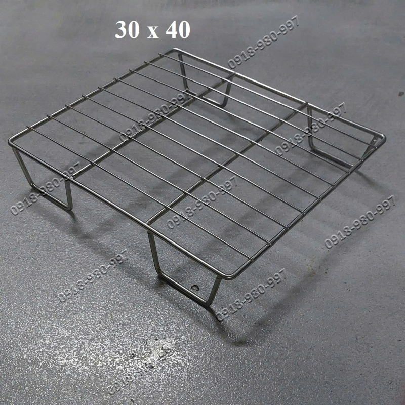 Khay để đáy tủ đông lạnh - Vỉ đáy tủ đông - Vỉ tủ đông inox có chân cách nước các size