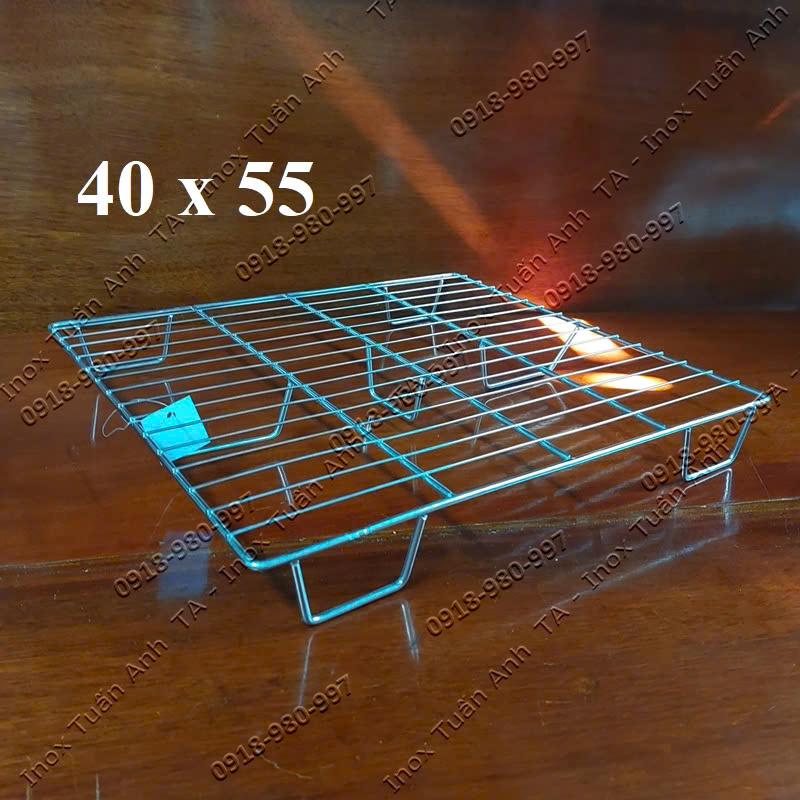 Khay để đáy tủ đông lạnh - Vỉ đáy tủ đông - Vỉ tủ đông inox có chân cách nước các size