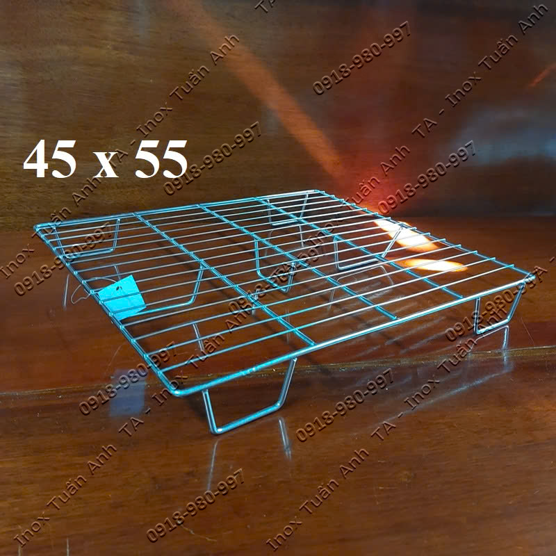 Khay để đáy tủ đông lạnh - Vỉ đáy tủ đông - Vỉ tủ đông inox có chân cách nước các size
