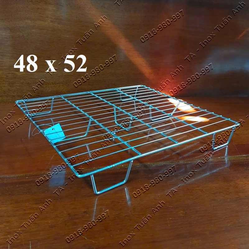 Khay để đáy tủ đông lạnh - Vỉ đáy tủ đông - Vỉ tủ đông inox có chân cách nước các size