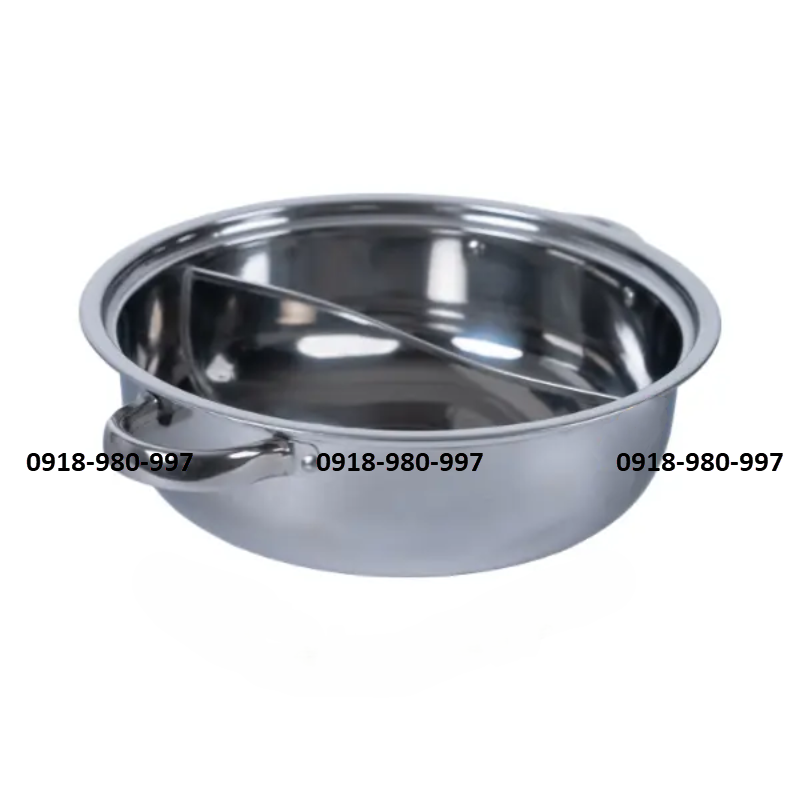 Lẩu 2 ngăn inox 430
