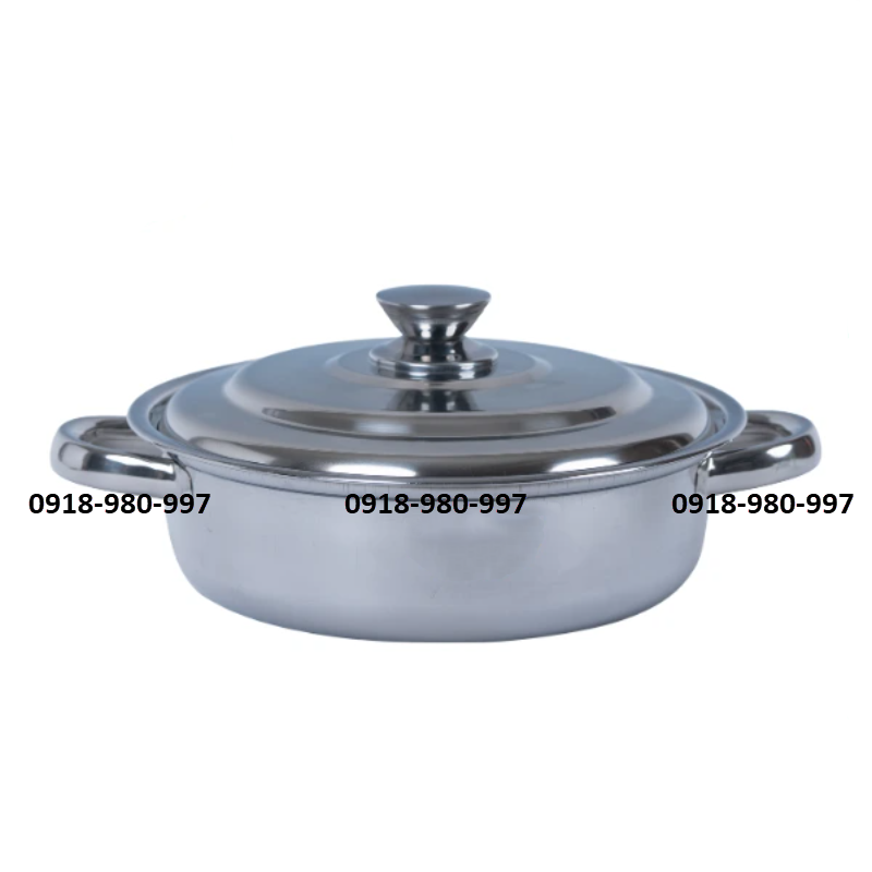 Lẩu quai ống nắp nút inox 430