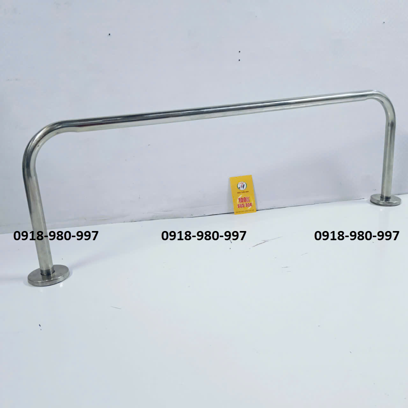 Thanh U treo quần áo inox 304 - Sào phơi inox bắt tường chữ U cây phơi đồ rút gọn treo