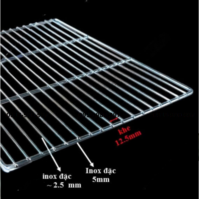 Vỉ nướng inox 304- Vĩ nướng lò nướng các loại ( Sunhouse, Sanaky, bluestone ..)